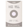 3130630132035 - 100 FICHES BRISTOLS 125X200 5X5 BLANC