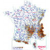 3154142554000 - 2 CARTES  DE FRANCE SUPERPOSABLES