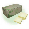 8410782119876 - 12 BLOCS 100F NOTES REPOSITIONNABLES 100% RECYCLÉ 75X75 JAUNE