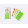 3270241021394 - 96 ONGLETS INDEX PAPIER DOUBLE FACE 17X34MM COLORIS ASSORTIS