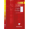 3329680471106 - CLAIREFONTAINE COPIES DOUBLES PERFORÉES 21X29,7 200P SÉYÈS