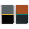 3020120000763 - CARNET RELIURE INTEGRALE 11X17 100P 5X5 70G