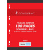 3020120771519 - FEUILLETS MOBILES 21X29,7 100P SÉYÈS 90G BLEU