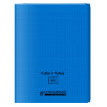 3020120123738 - CAHIER À RABAT BLEU 24X32 48P SÉYÈS