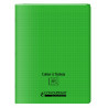 3020120089577 - CAHIER À RABAT VERT 24X32 48P SÉYÈS