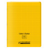 3020120089362 - CAHIER À RABAT JAUNE 24X32 48P SÉYÈS