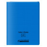 3020120089522 - CAHIER À RABAT BLEU 24X32 96P SÉYÈS