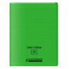 3020120124001 - CAHIER À RABAT VERT 24X32 96P SÉYÈS