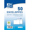 3020121689127 - 50 ENVELOPPES BLANCHES 114X162MM