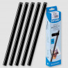 3130639970812 - 25 BAGUETTES 9MM NOIRES RELIURE MANUELLE