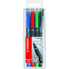 4006381114981 - OH-PEN PERMANENT 4 FEUTRES FINS COLORIS ASSORTIS