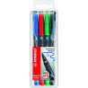 4006381114868 - OH-PEN PERMANENT 4 FEUTRES MOYENS COLORIS ASSORTIS