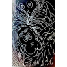 3700043099289 - 10 CARTES À GRATTER AVEC PLUMES 10X15CM ARGENT