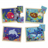 3133093872319 - LES ANIMAUX DE LA MER LOT DE 4 PUZZLES