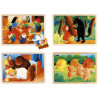 3133093871527 - LES CONTES 2 LOT DE 4 PUZZLES