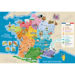 PUZZLE CARTE DE FRANCE DES...