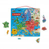 3700217354763 - PUZZLE CARTE D'EUROPE MAGNÉTIQUE
