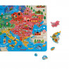 3700217354763 - PUZZLE CARTE D'EUROPE MAGNÉTIQUE
