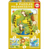 8412668171473 - PUZZLE LES ANIMAUX SAUVAGES
