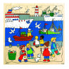 8718229009163 - PUZZLE LES TRANSPORTS : AU PORT