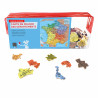 3700183418841 - PUZZLE CARTE DE FRANCE DES DÉPARTEMENTS