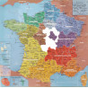 3700183418841 - PUZZLE CARTE DE FRANCE DES DÉPARTEMENTS