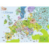 4005556868353 - PUZZLE NATHAN - CARTE D'EUROPE ILLUSTRÉE