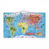 3700217355005 - PUZZLE CARTE DU MONDE MAGNÉTIQUE