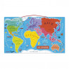3700217355005 - PUZZLE CARTE DU MONDE MAGNÉTIQUE